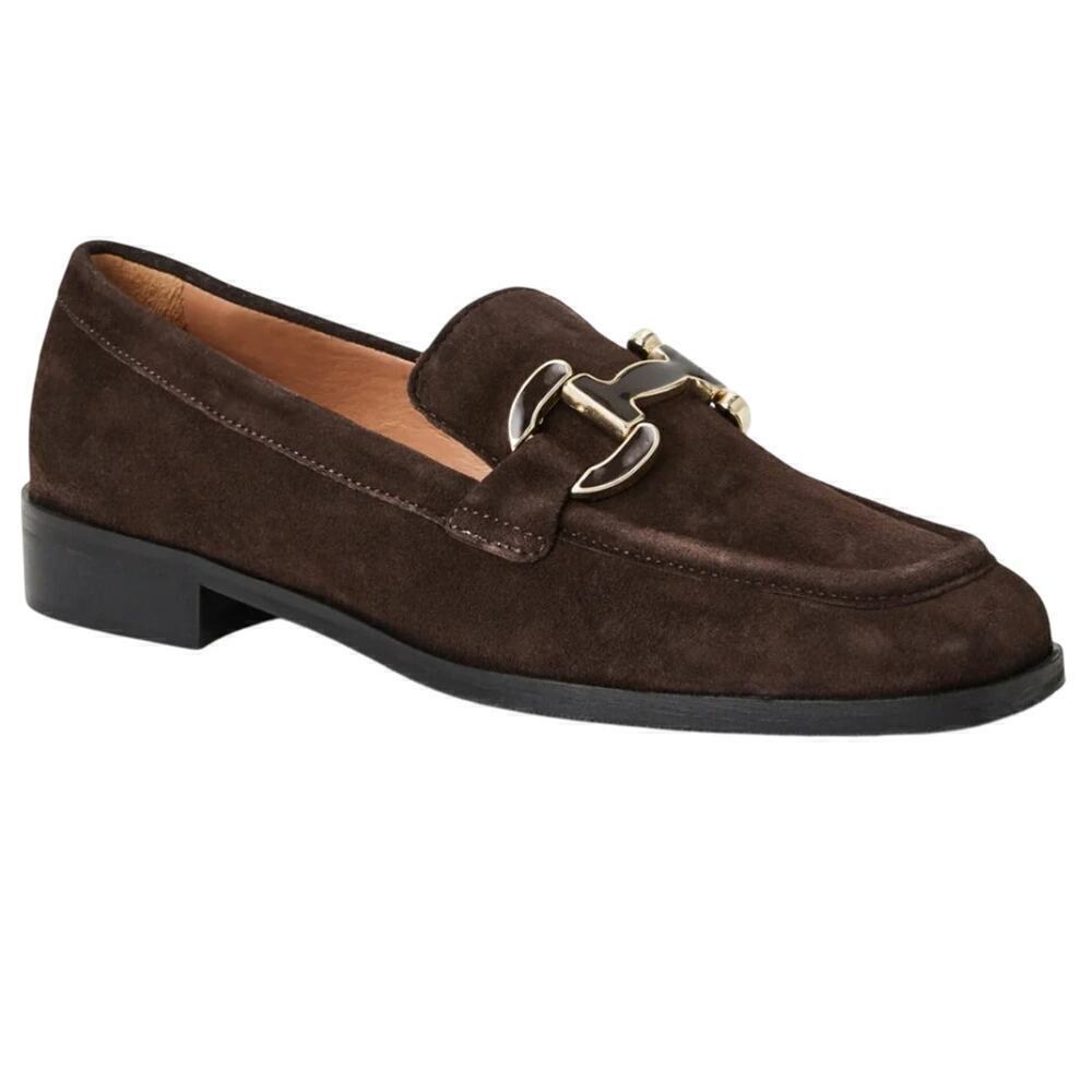 Bruno Magli Natalie Bit Loafer Size 10 Brown Suede